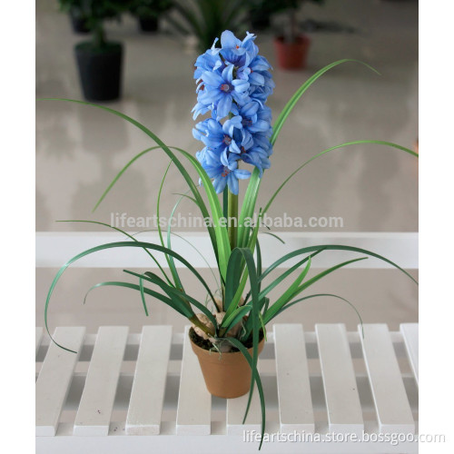 grass artificial, mini plant, 28cm onion grass with flower #1, chinese artificial grass